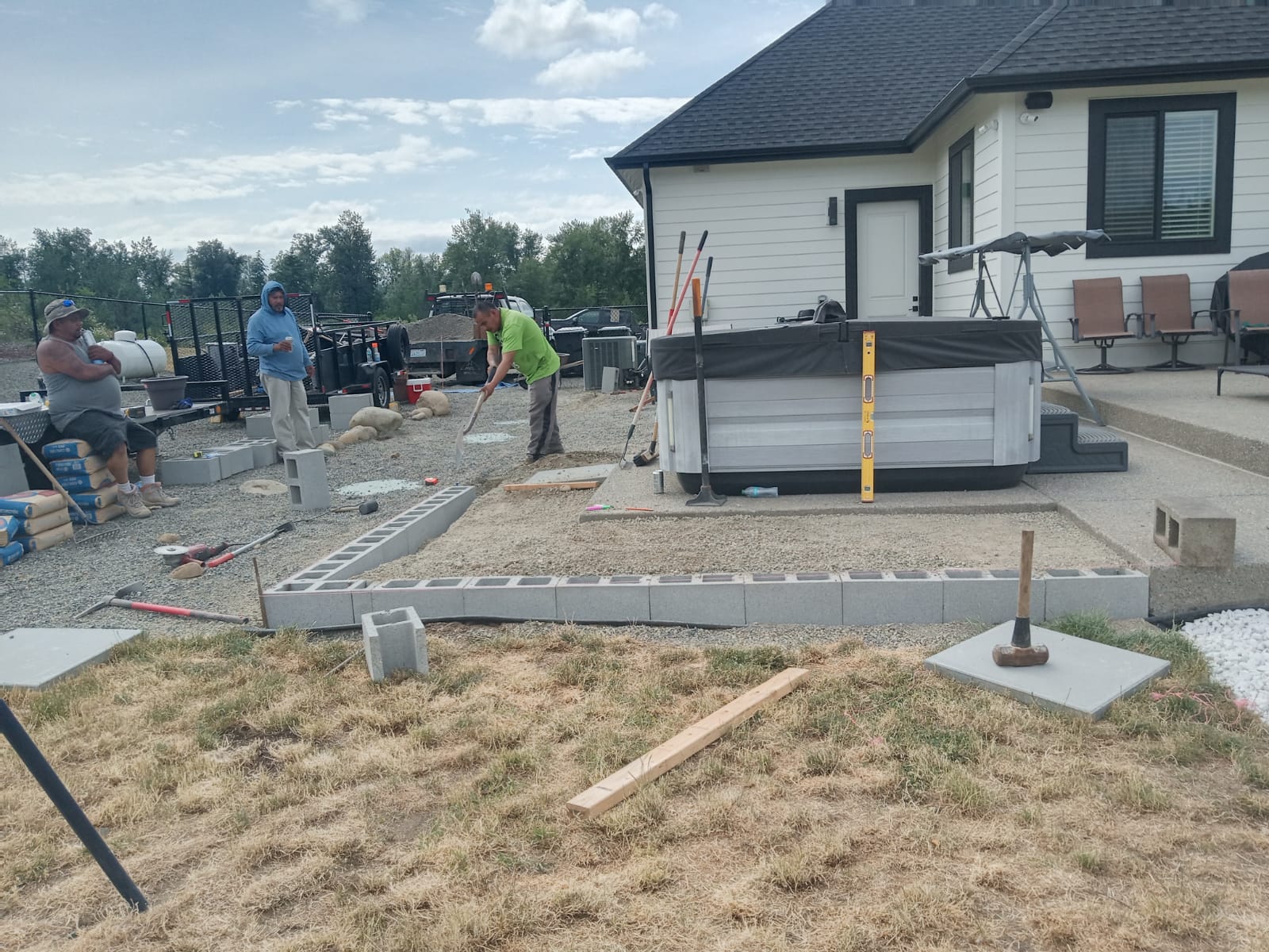 Custom deck construction and outdoor covers by Quality Landscape LLC in Olympia WA