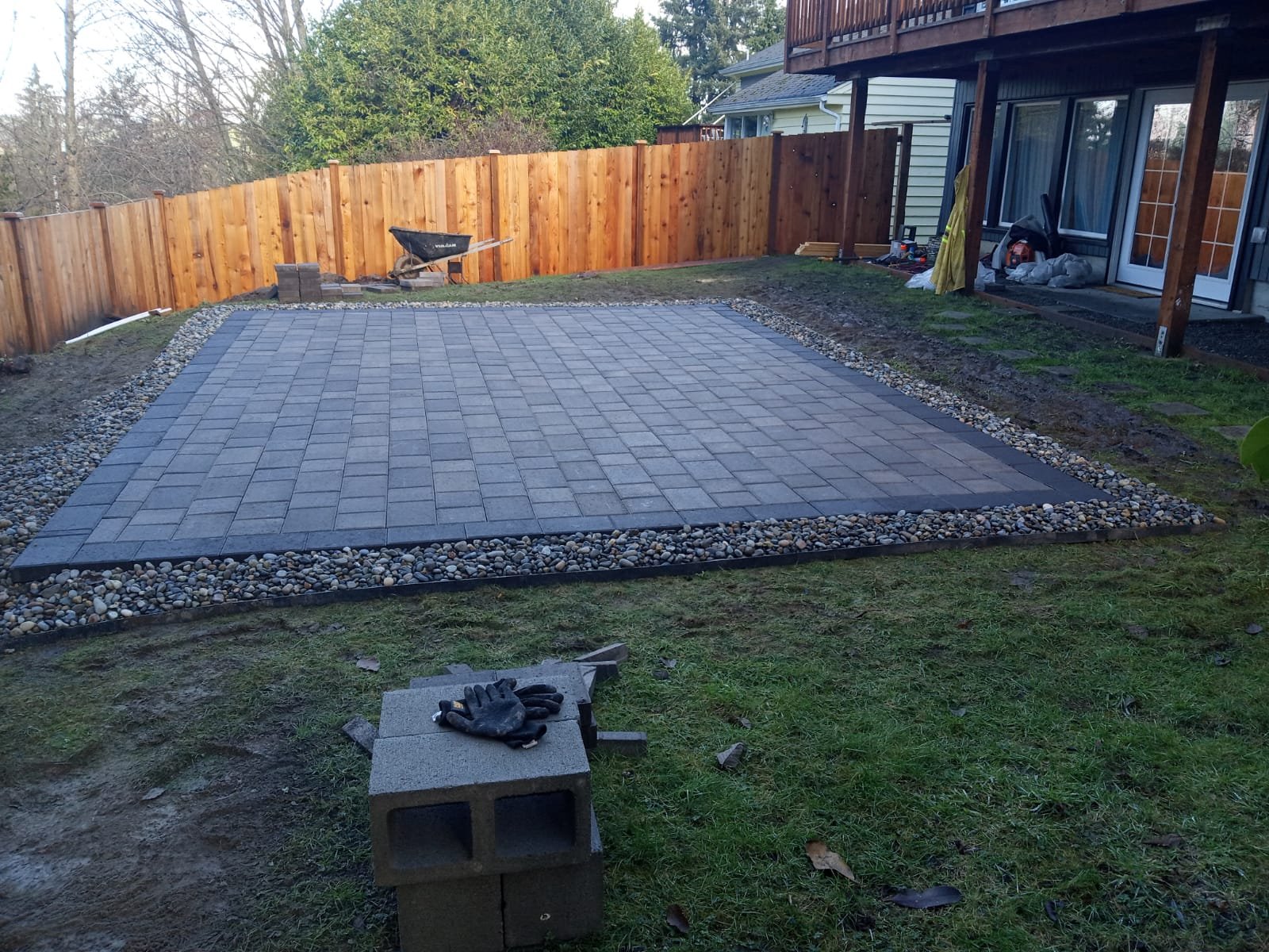 Custom deck construction and outdoor covers by Quality Landscape LLC in Olympia WA