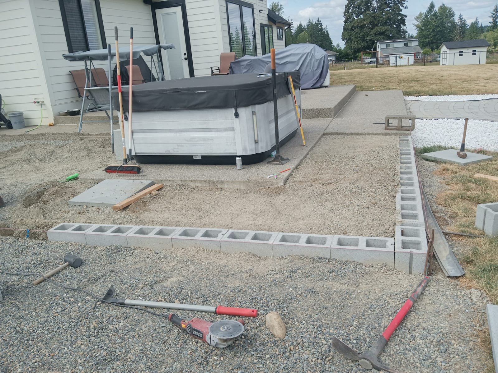 Custom deck construction and outdoor covers by Quality Landscape LLC in Olympia WA