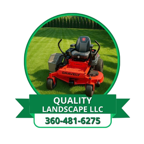 Quality Landscape LLC company logo in green color