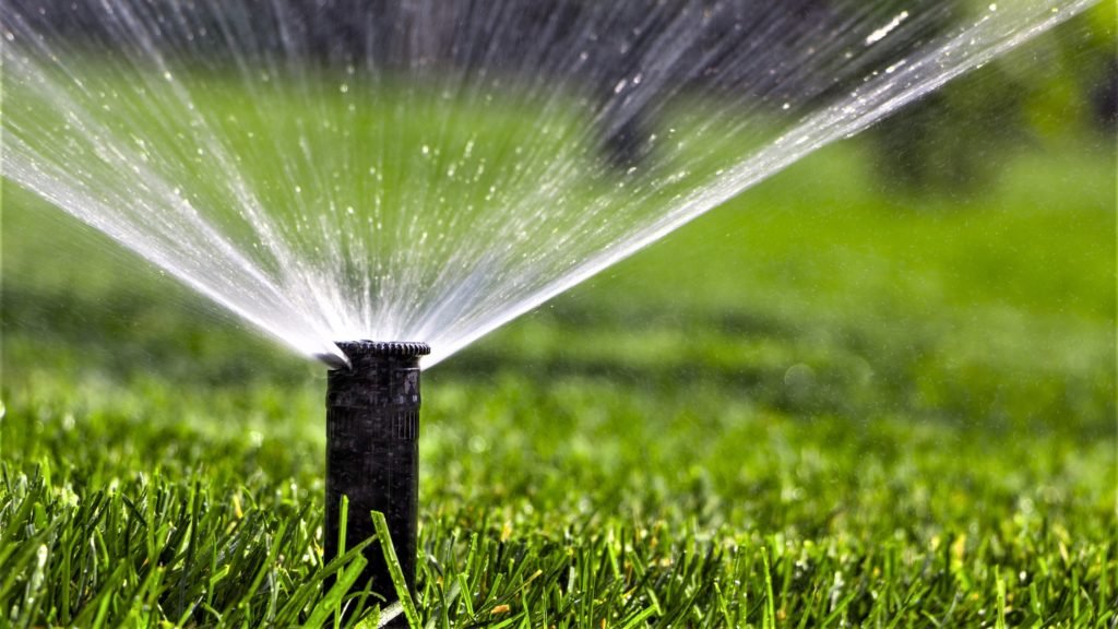 Automatic irrigation system installation for healthy and green lawns